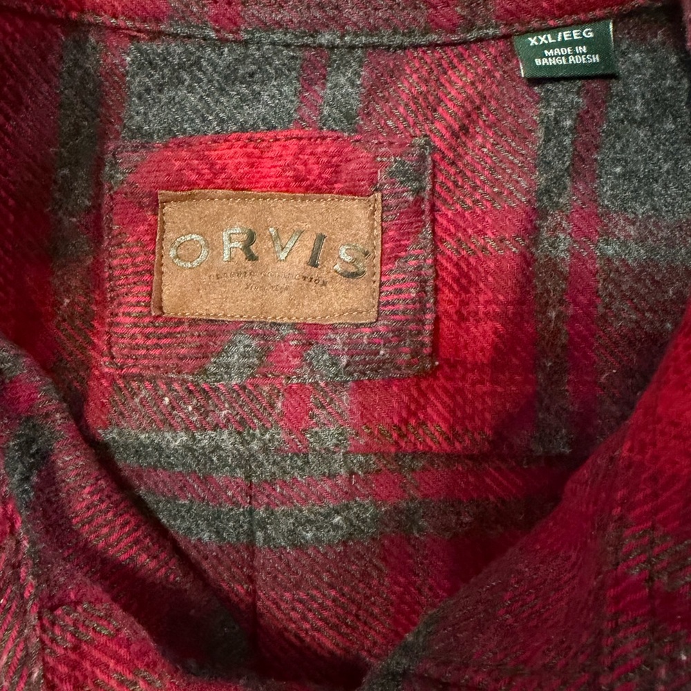 Orvis Plaid Shirt Jacket - Picture 2 of 4